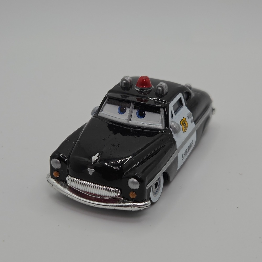 Disney Pixar Cars Sheriff Mattel Diecast 1:55 Scale Radiator Springs Police Car